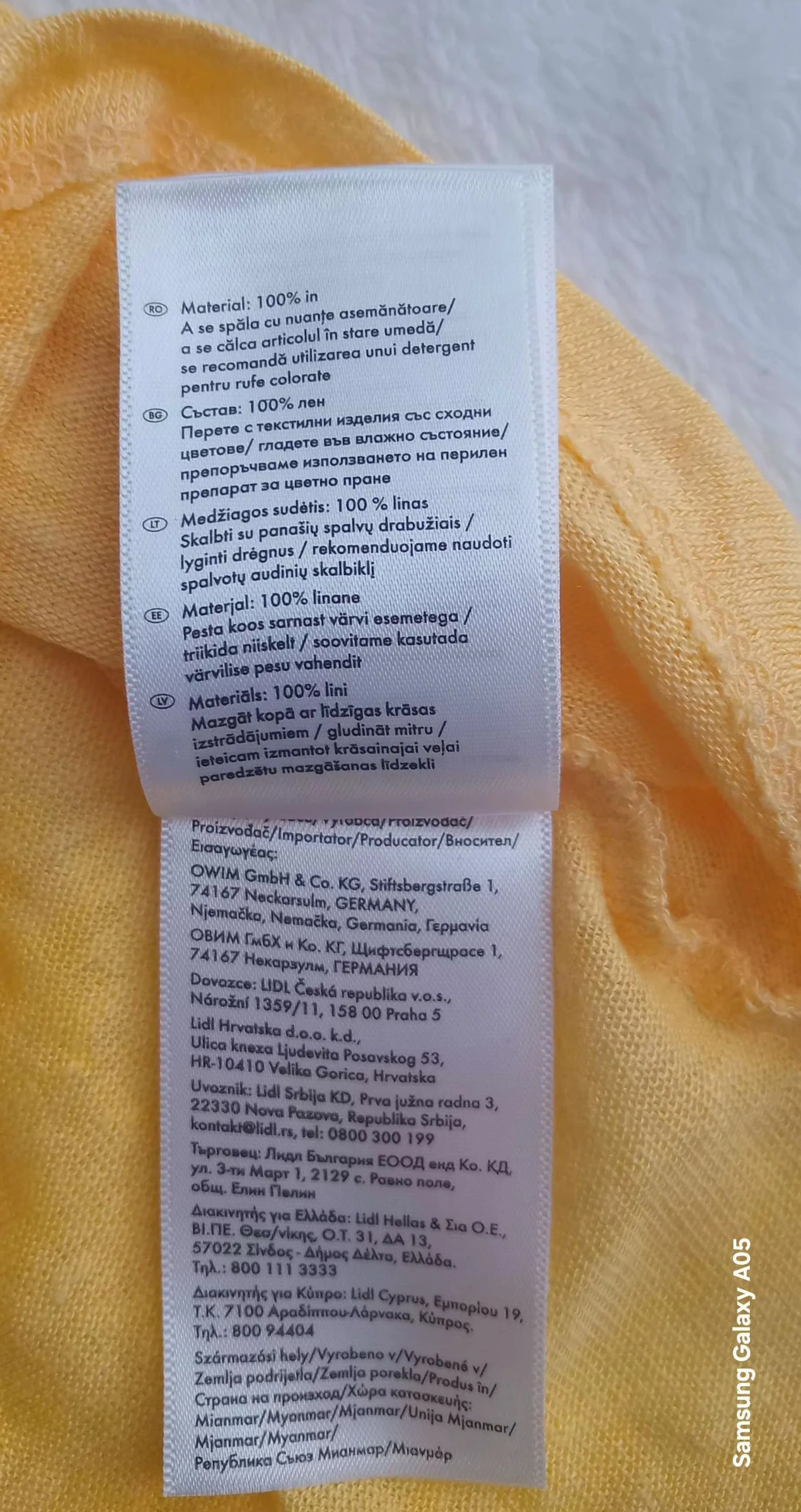 Top Lin amarelo PP(34/36) Esmara-Novo – photo 13